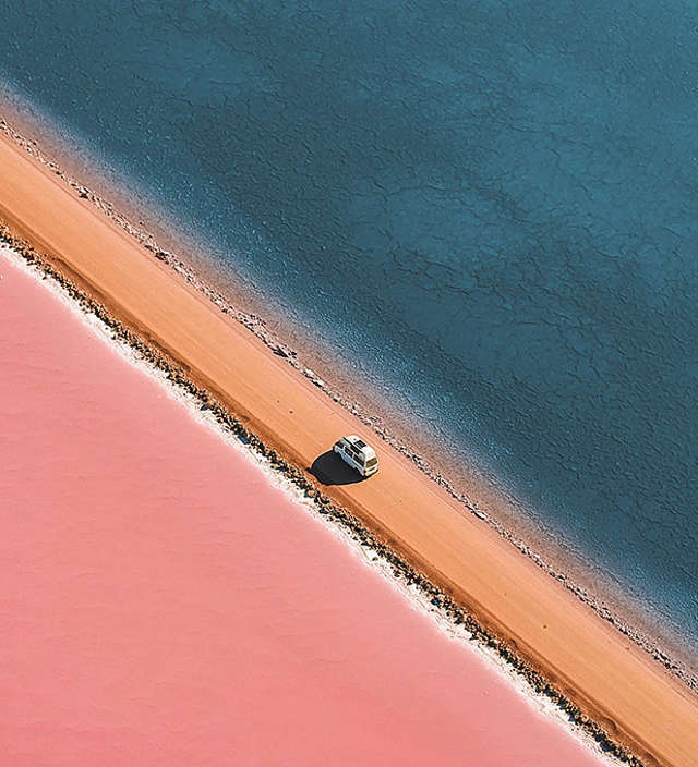 南オーストラリアのピンク湖リスト